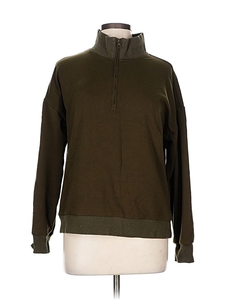 Pre-owned Unbranded Pullover Sweater In Green