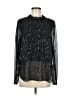 Gibson Latimer 100% Polyester Black Long Sleeve Blouse Size M - photo 1
