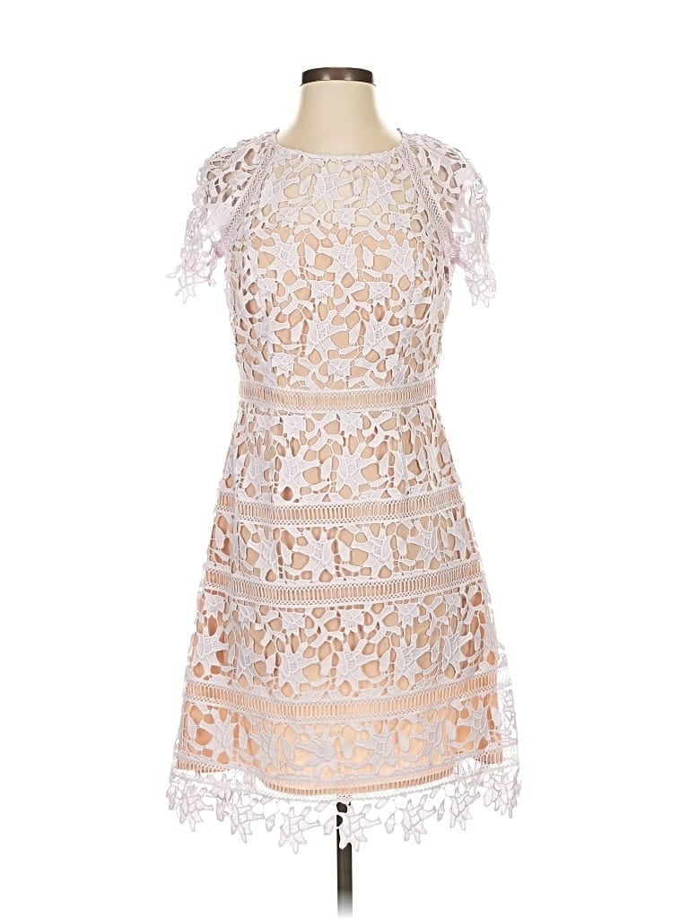 Pre-owned Eliza J Cocktail Dress In White