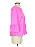 Lilly Pulitzer 100% Polyester Pink 3/4 Sleeve Blouse Size XXS - photo 4