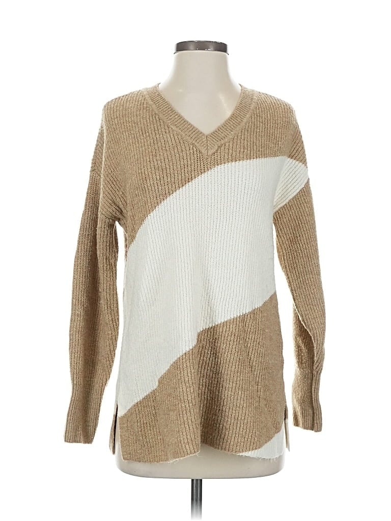 HALOGEN Pre-owned Pullover Sweater In Brown