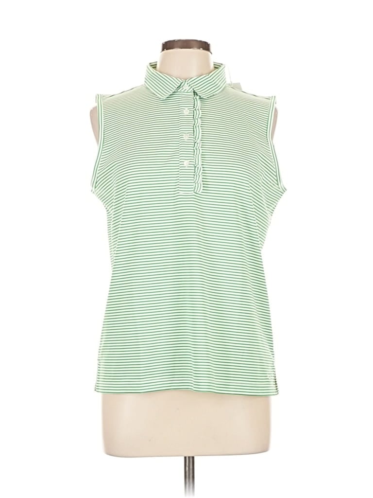 Tory Sport Sleeveless Blouse In Green