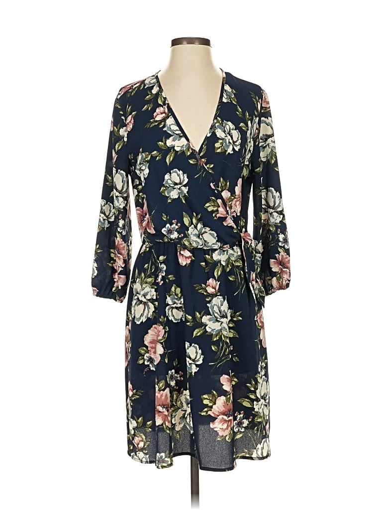 Pre-owned Charming Charlie Casual Dress In Blue