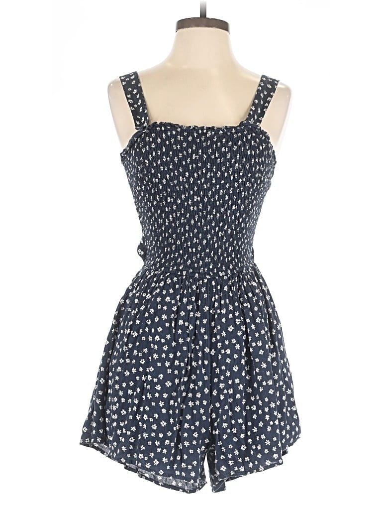 Pre-owned Hollister Romper In Blue