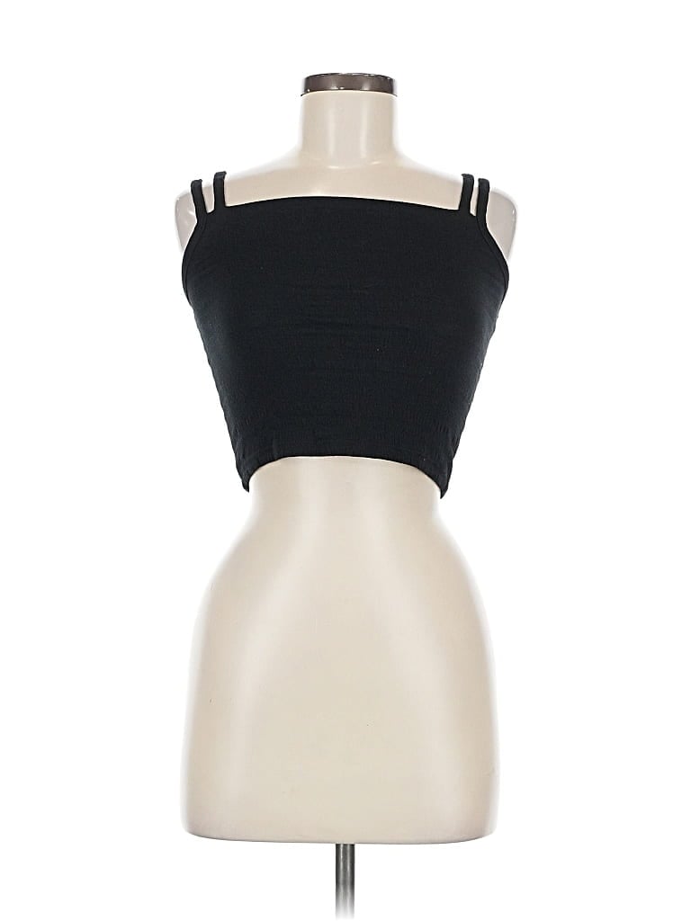 Pre-owned Old Navy Tank Top Black Strapless Neckline Tops