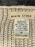 Main Strip Tan Ivory Poncho Size M - photo 7