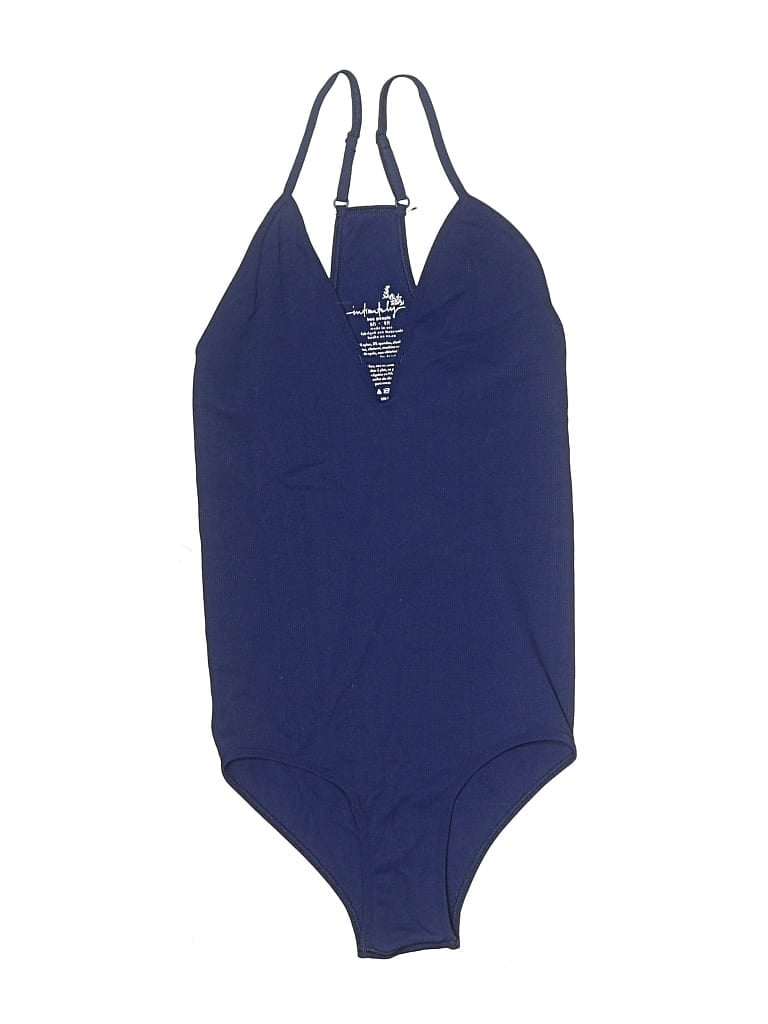 Pre-owned Intimately By Free People Bodysuit In Blue