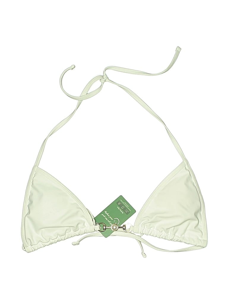 Pre-owned Assorted Brands Swimsuit Top Green Swimwear