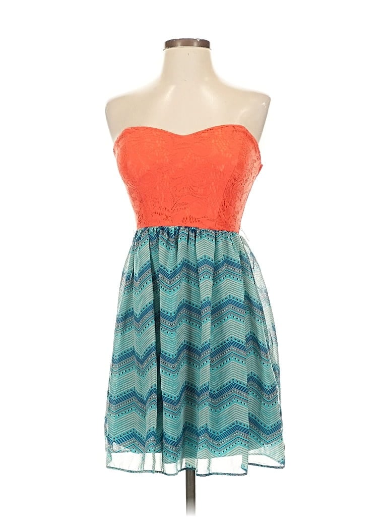 Pre-owned City Triangles Cocktail Dress In Blue