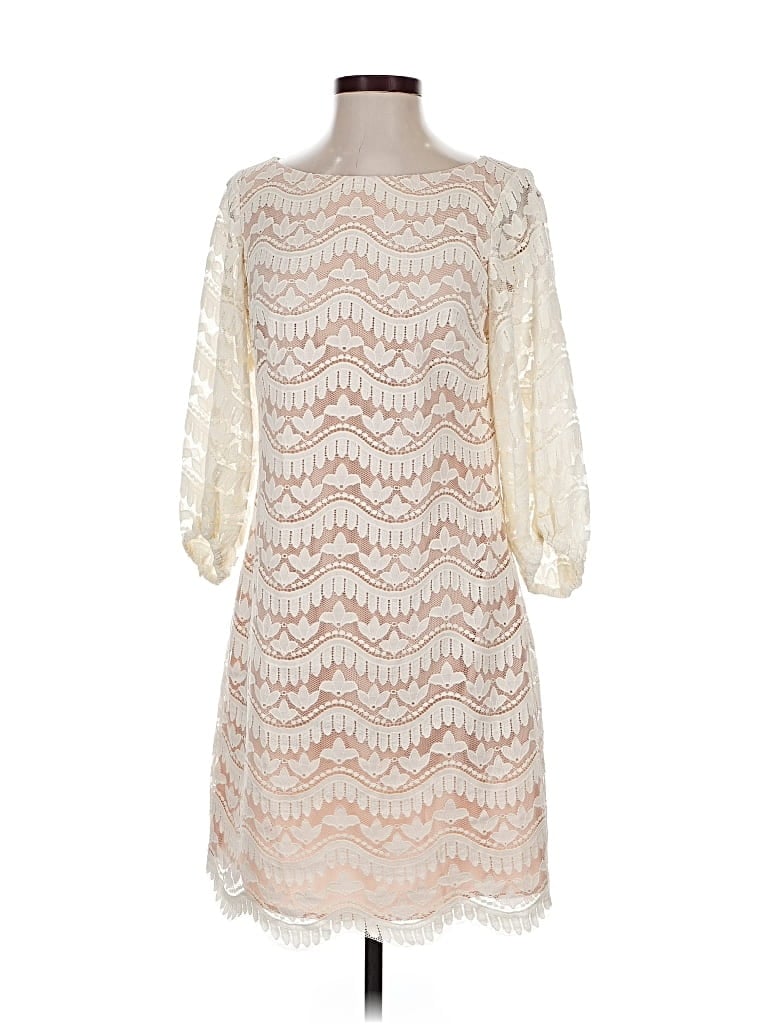 Click to view more detailed imagery on our partner's website Pre-owned Eliza J Cocktail Dress In White