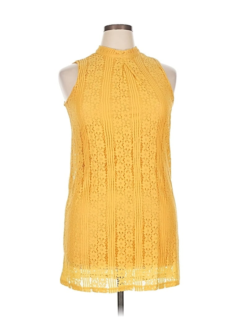 Pre-owned Wonderly Casual Dress In Yellow