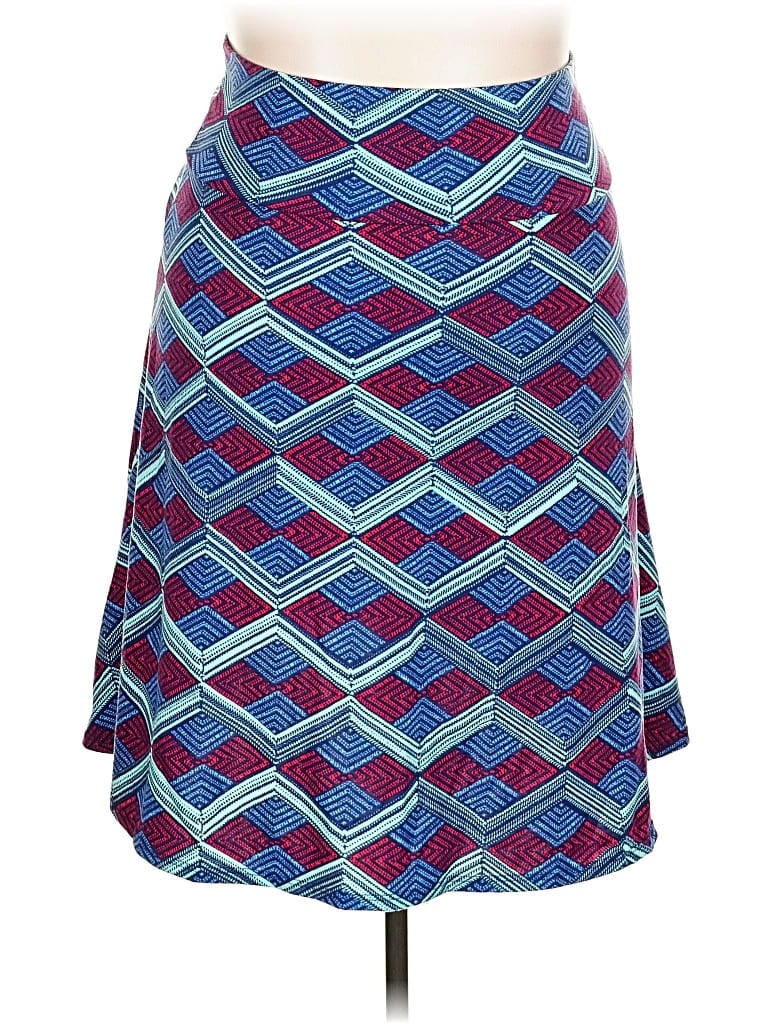 Pre-owned Lularoe Casual Skirt In Blue
