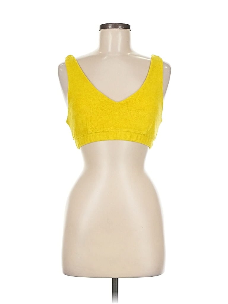 Pre-owned Offline By Aerie Sports Bra In Yellow