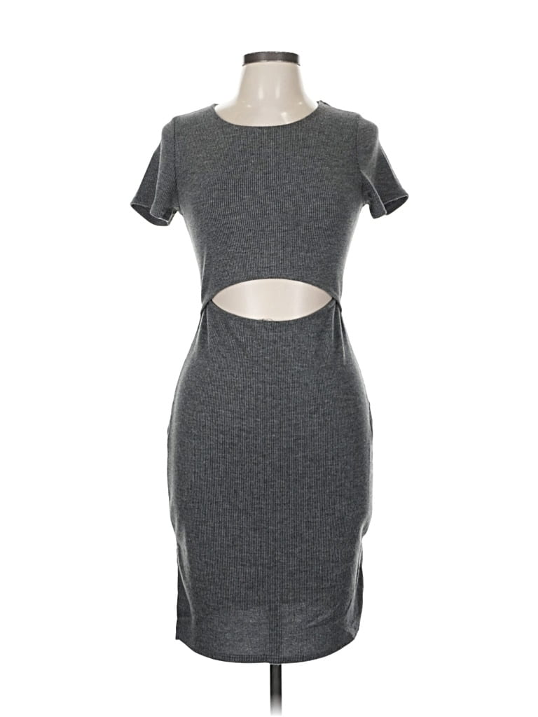 Pre-owned Heatherly Casual Dress In Gray