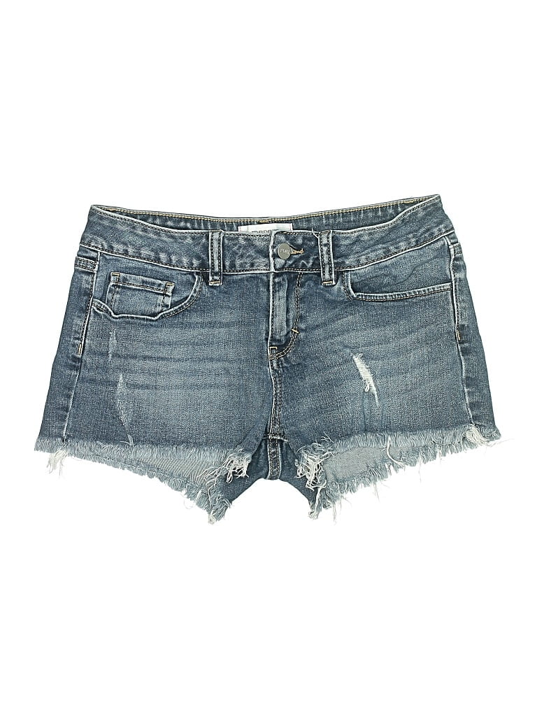 Pre-owned Victoria's Secret Pink Denim Shorts In Blue