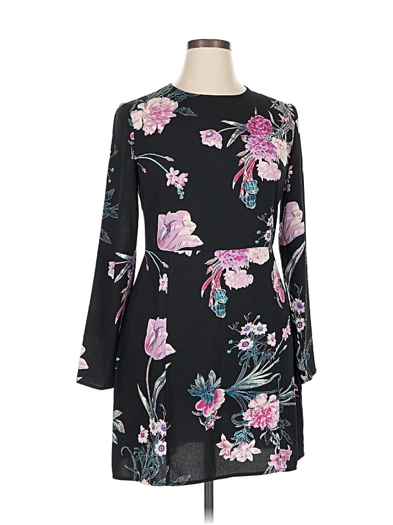 Pre-owned Leith Casual Dress In Black