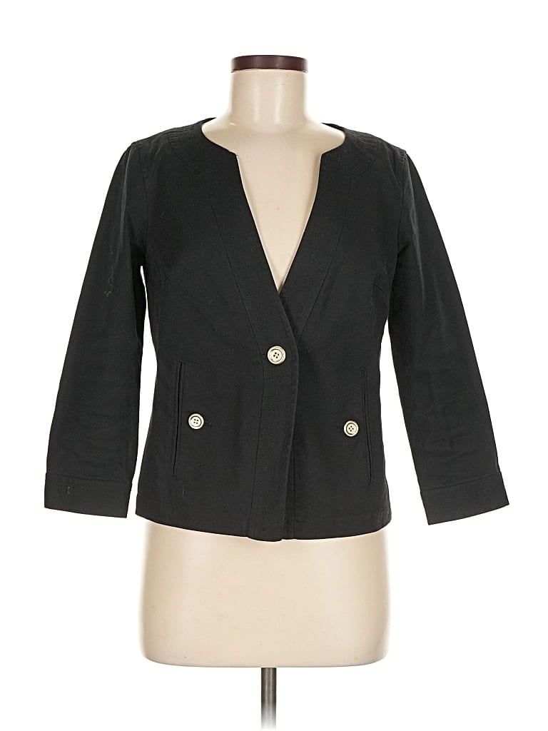 Click to view more detailed imagery on our partner's website Pre-owned Talbots Blazer Jacket In Black