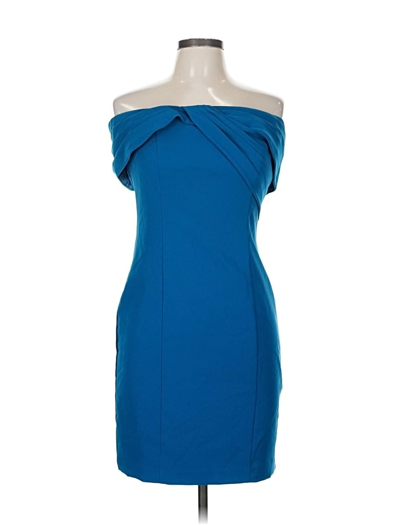 AIDAN MATTOX Pre-owned Cocktail Dress In Blue