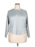 Jaclyn Intimates Gray Long Sleeve Top Size XXL - photo 1