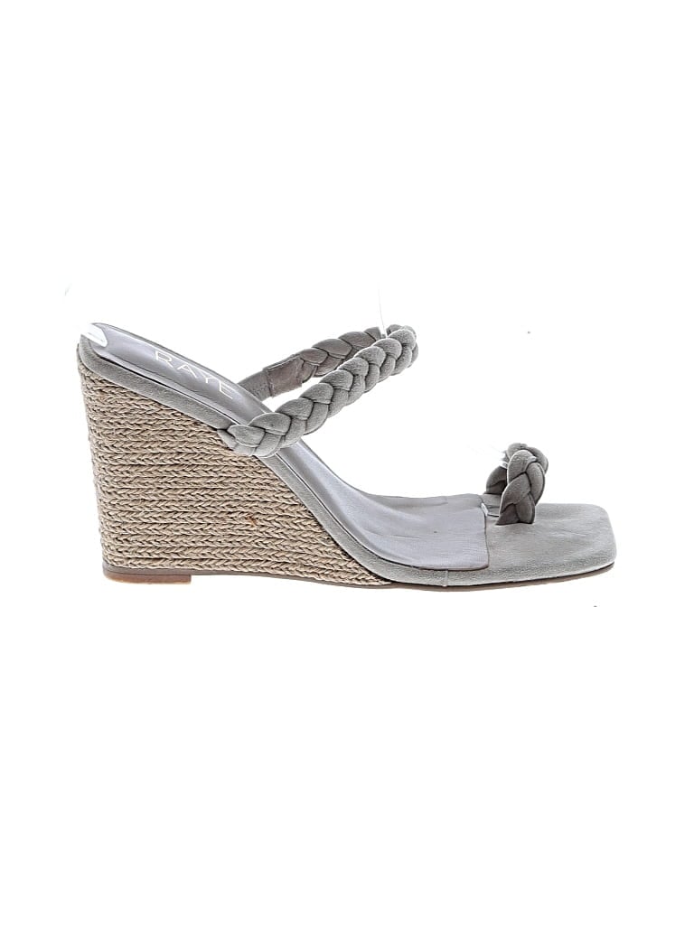 Pre-owned Raye Wedges In Gray