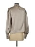 Nicole Miller New York Silver Long Sleeve Blouse Size S - photo 2