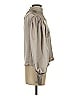 Nicole Miller New York Silver Long Sleeve Blouse Size S - photo 4