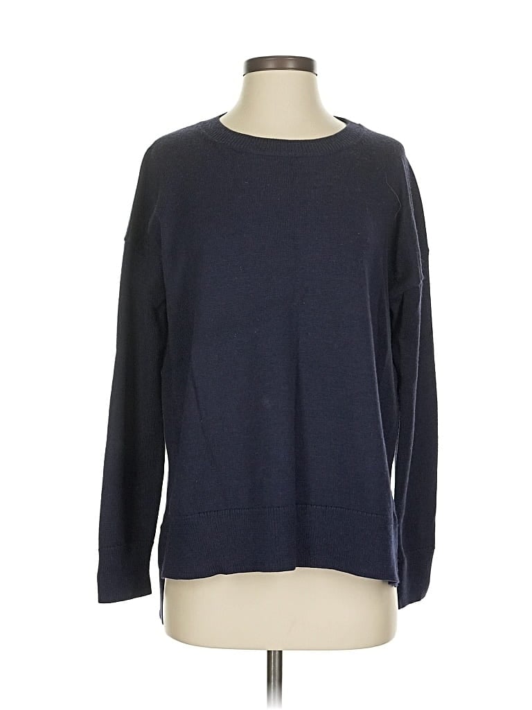 Pre-owned Babaton Wool Pullover Sweater In Blue