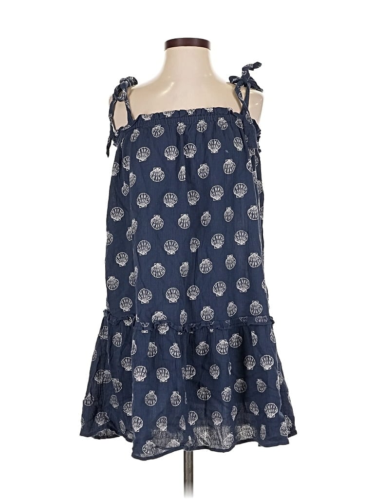 Pre-owned J.crew Factory Store Casual Dress In Blue