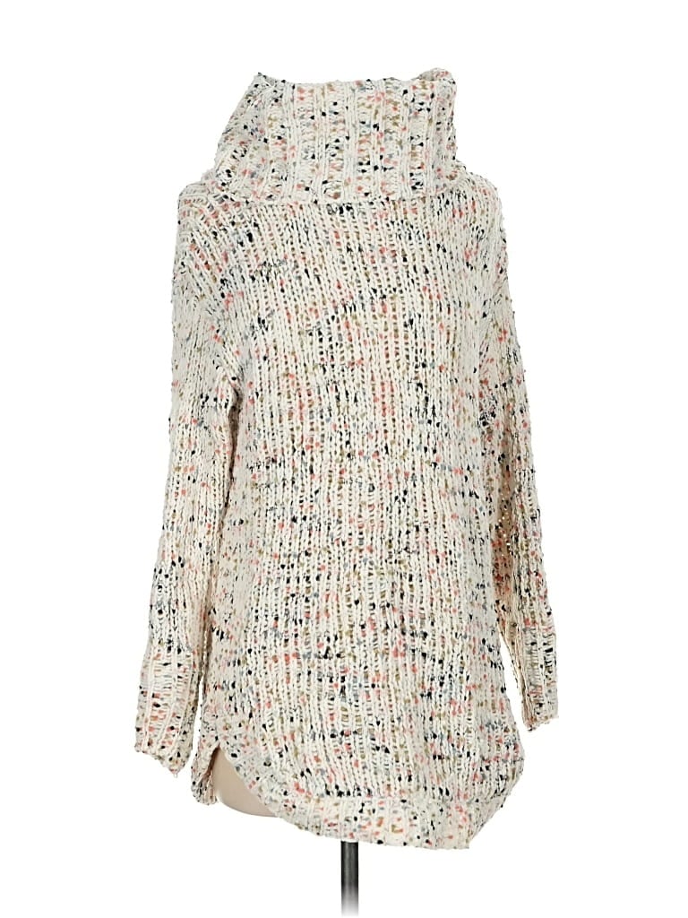 JESSICA SIMPSON Pre-owned Turtleneck Sweater In Silver