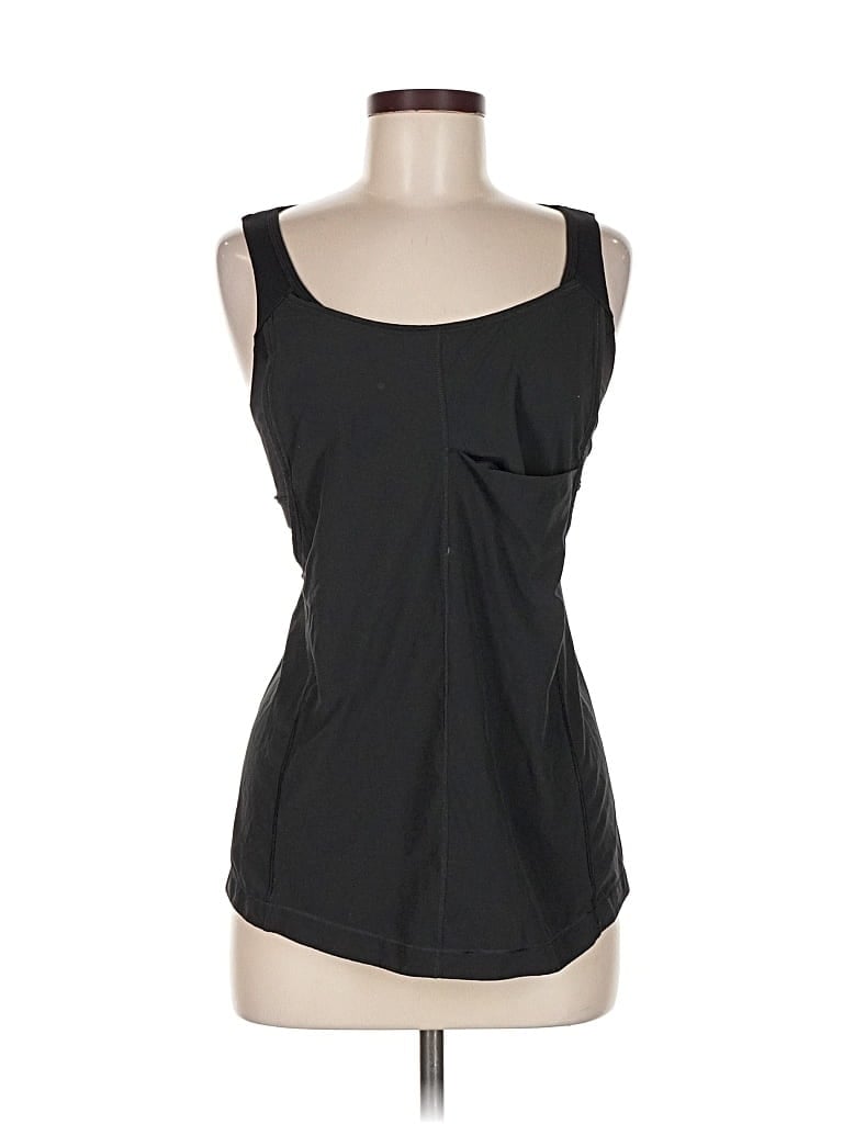 Pre-owned Lululemon Athletica Tank Top Black Strapless Neckline Tops