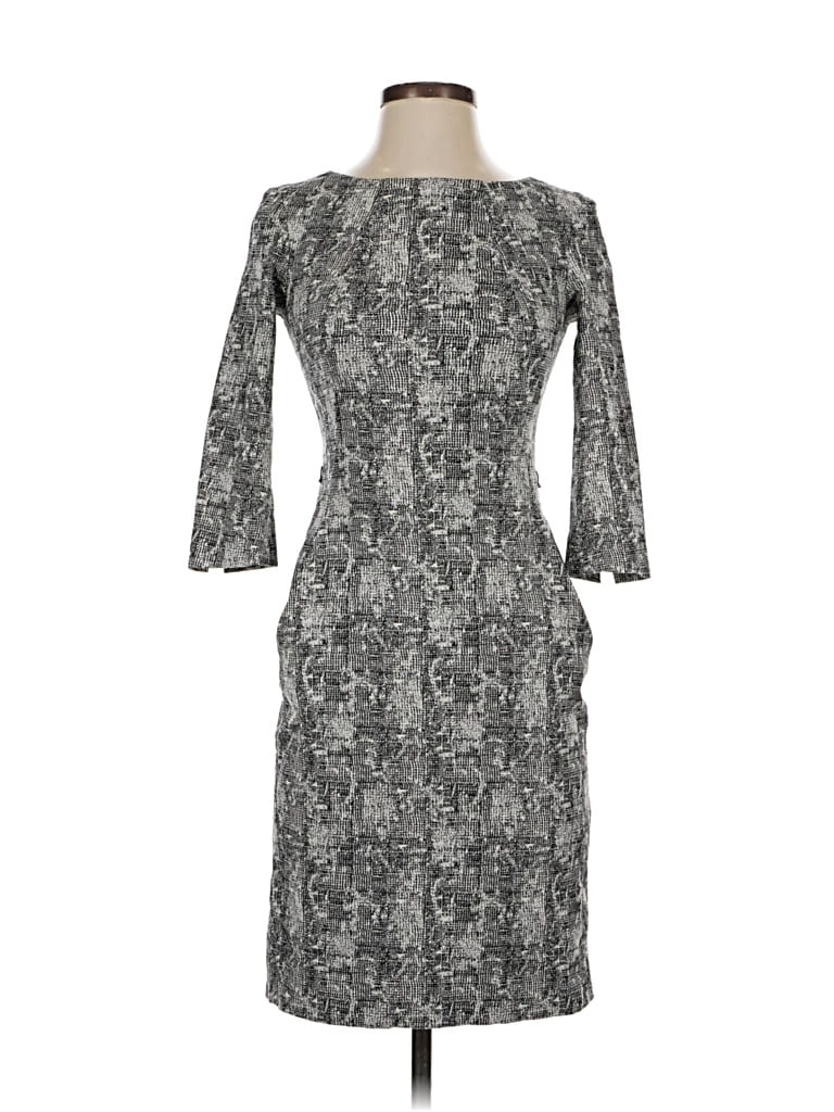 Pre-owned Mm. Lafleur Cocktail Dress In Gray