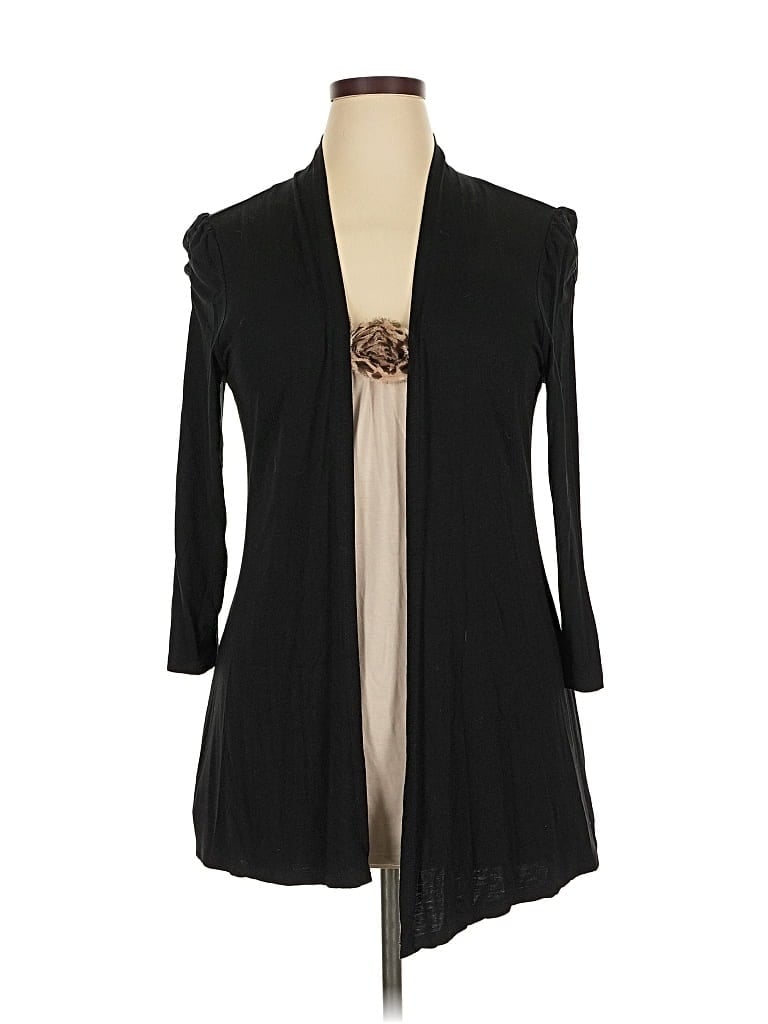 Pre-owned Inc International Concepts Kimono In Black