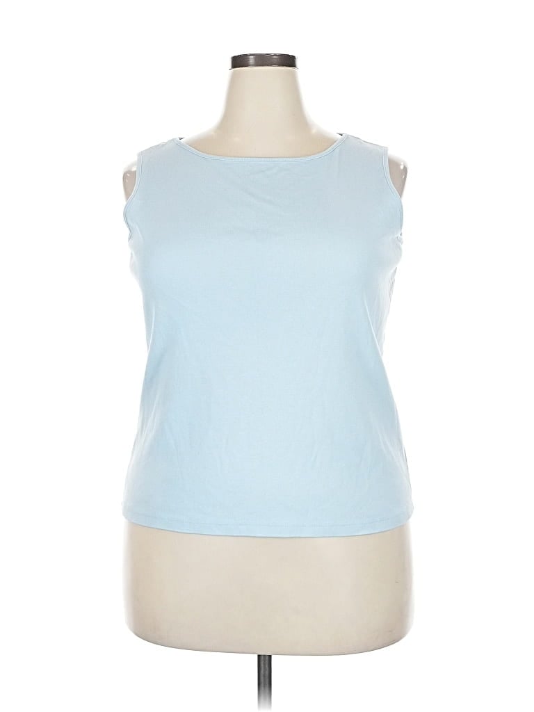 Pre-owned Jones New York Sport Sleeveless T-shirt In Blue