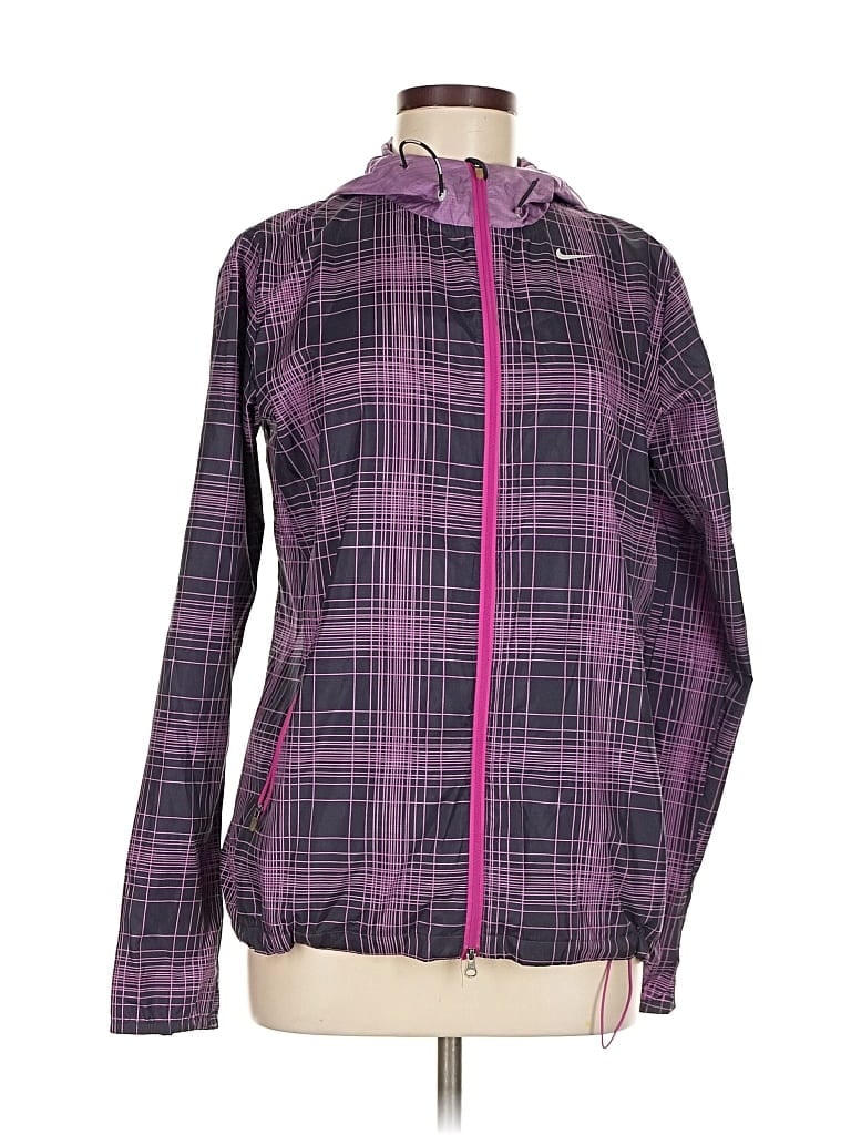 NIKE Pre-owned Cardigan Sweater In Purple