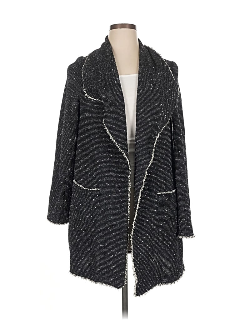 Pre-owned Max Studio Cardigan Sweater In Gray