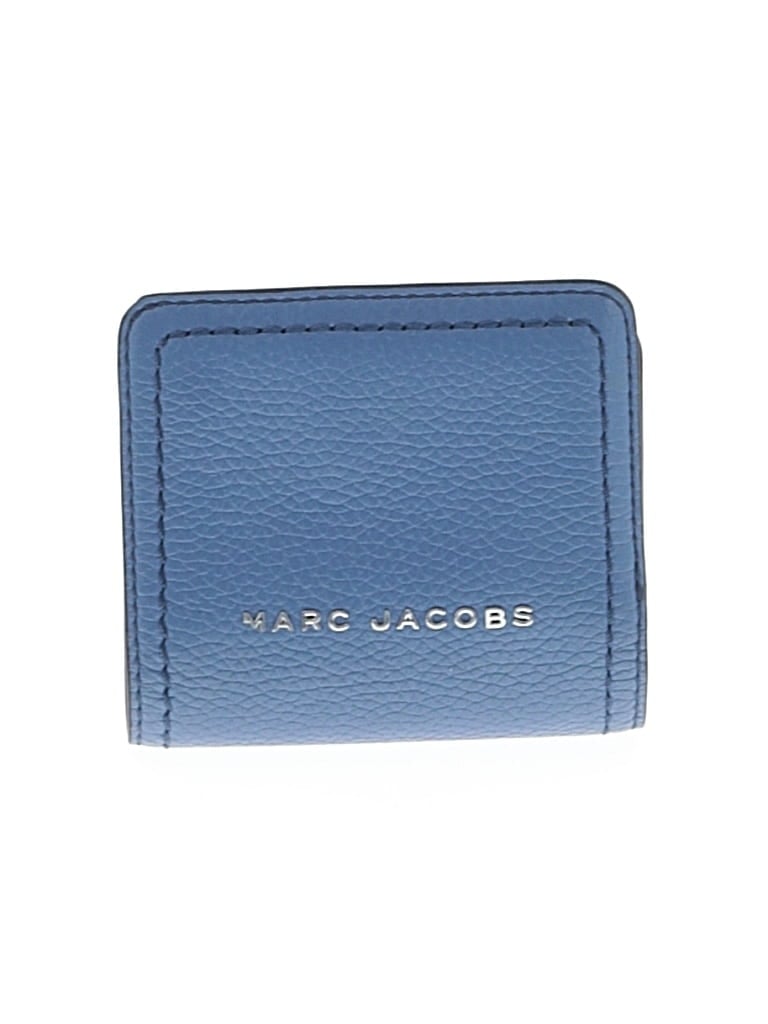 Pre-owned Marc Jacobs Leather Wallet In Blue
