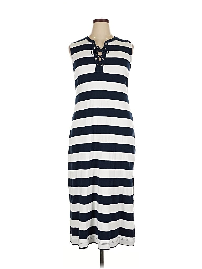 Pre-owned Chaps Casual Dress In Blue