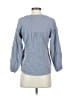 Soho Blue 3/4 Sleeve Blouse Size S - photo 2