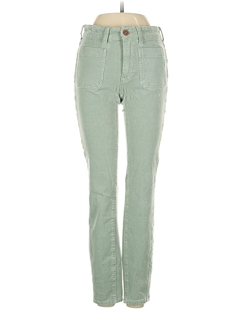 Pre-owned Pilcro And The Letterpress Jeans In Green