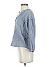 Soho Blue 3/4 Sleeve Blouse Size S - photo 5