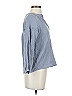 Soho Blue 3/4 Sleeve Blouse Size S - photo 4