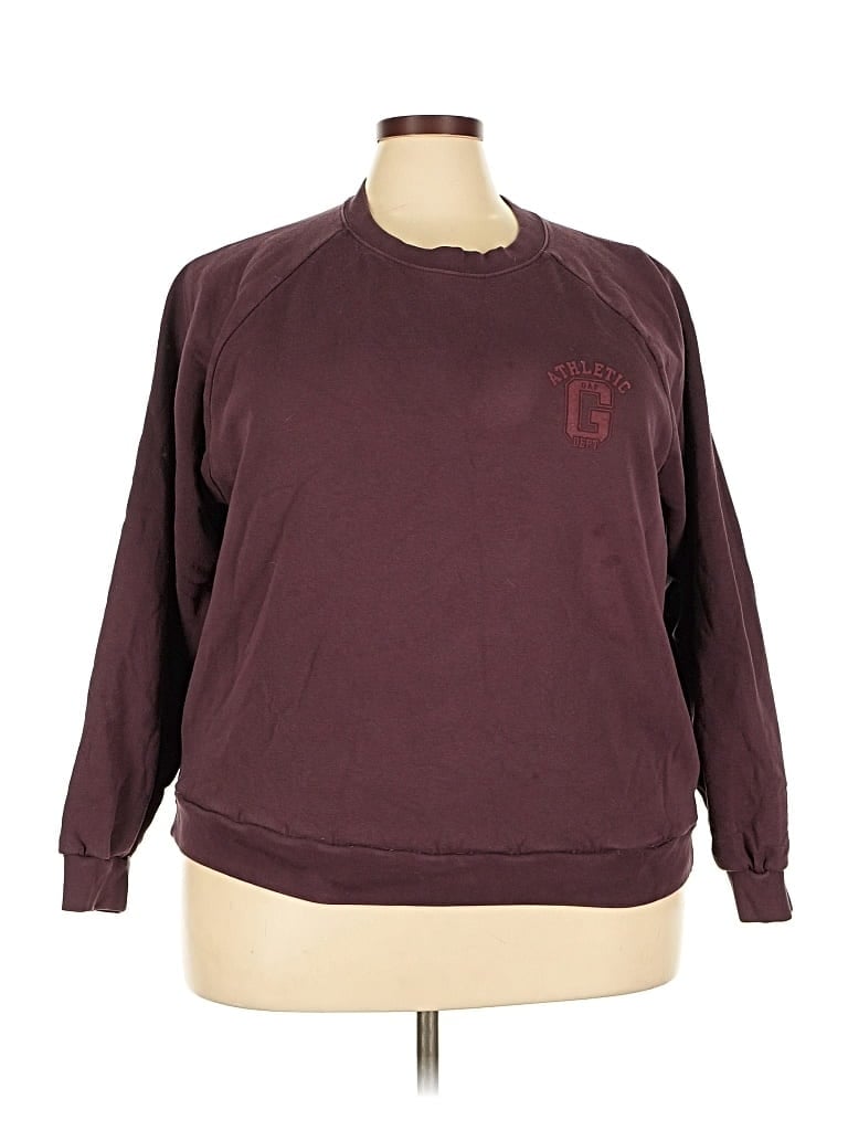 GAP Pre-owned Sweatshirt In Burgundy