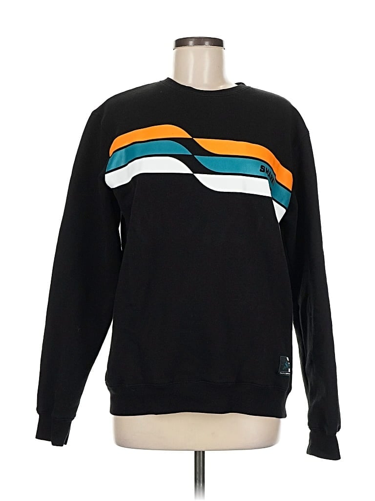 Pre-owned Assorted Brands Sweatshirt In Black
