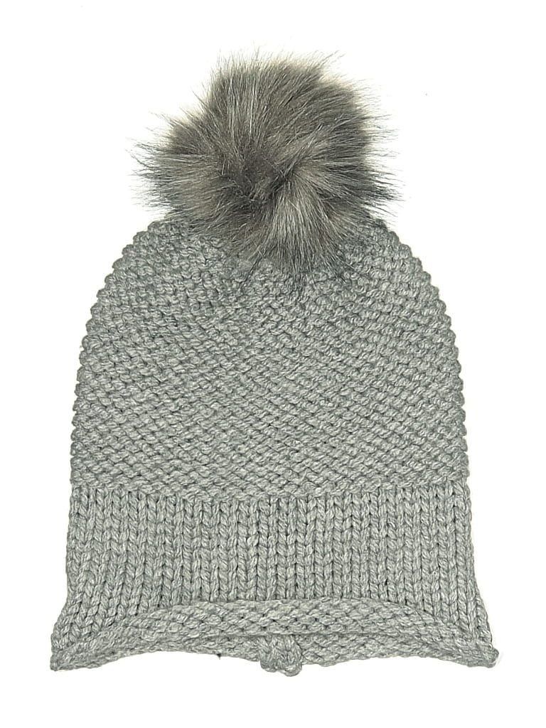 Pre-owned Assorted Brands Beanie Hat In Gray