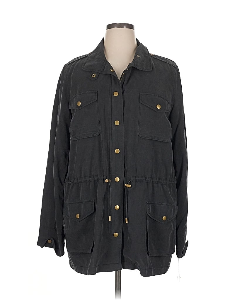 Pre-owned Go By Go Silk Jacket In Gray