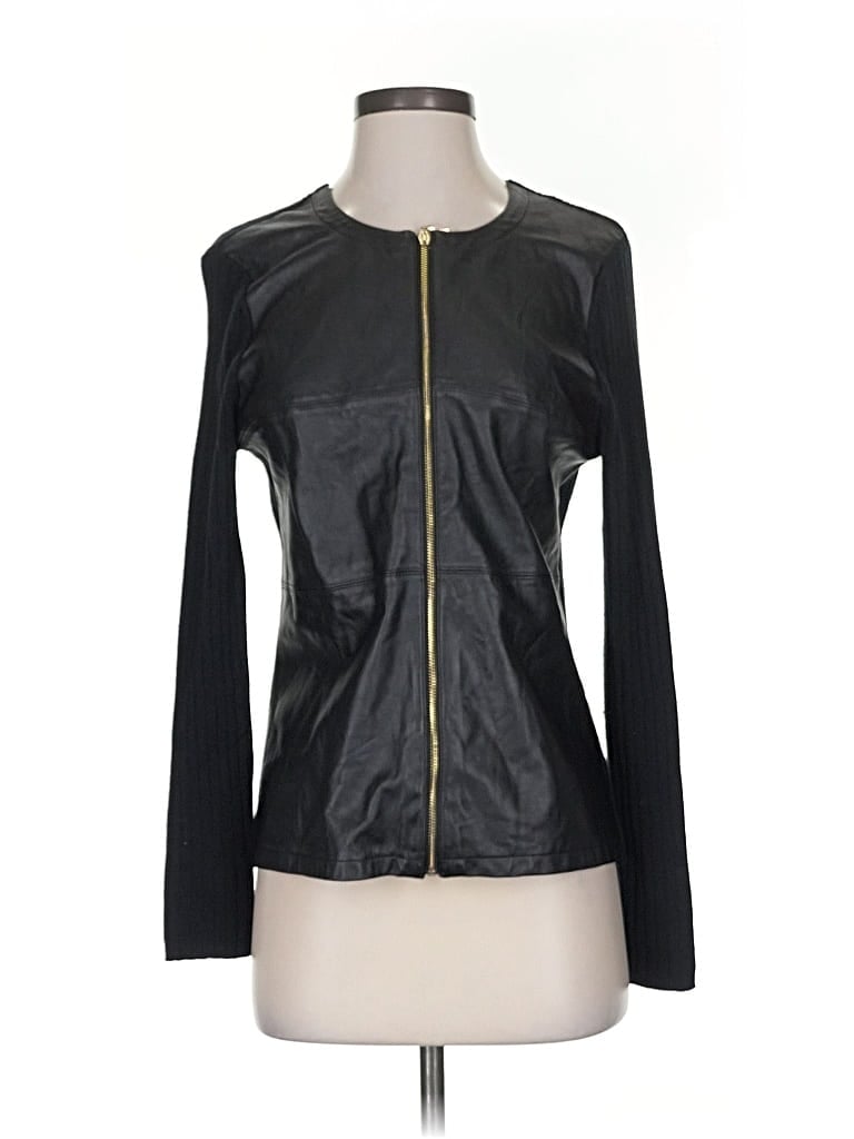 Pre-owned J. Mclaughlin Cardigan Sweater In Black