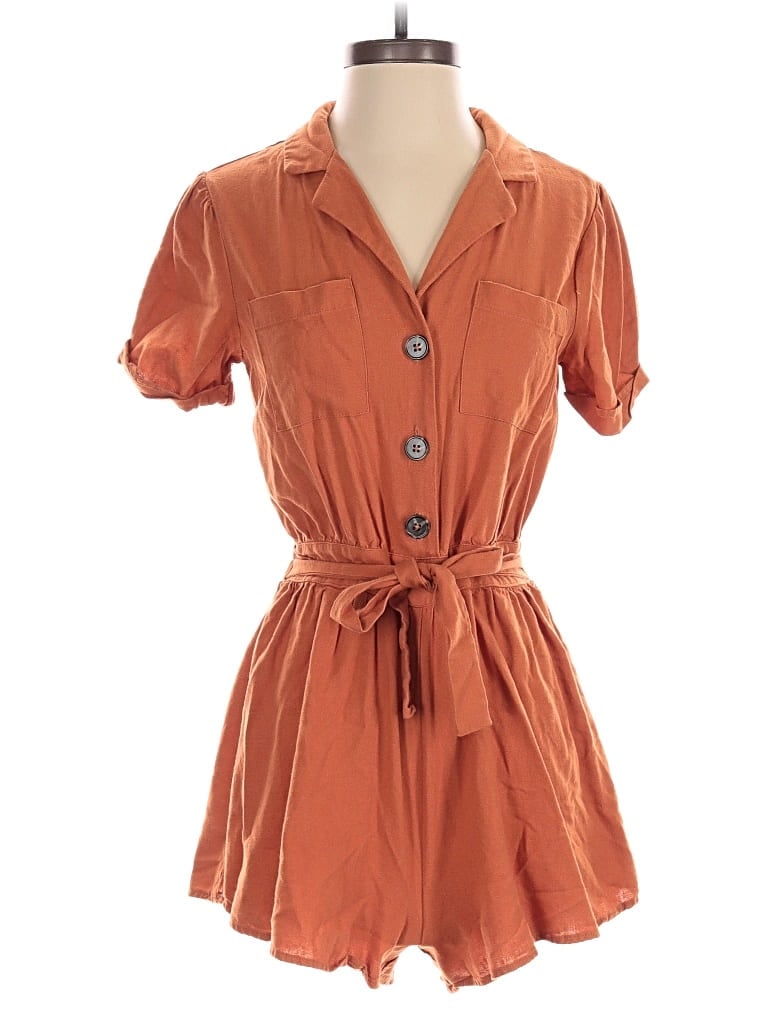 Pre-owned Mi Ami Casual Dress In Orange