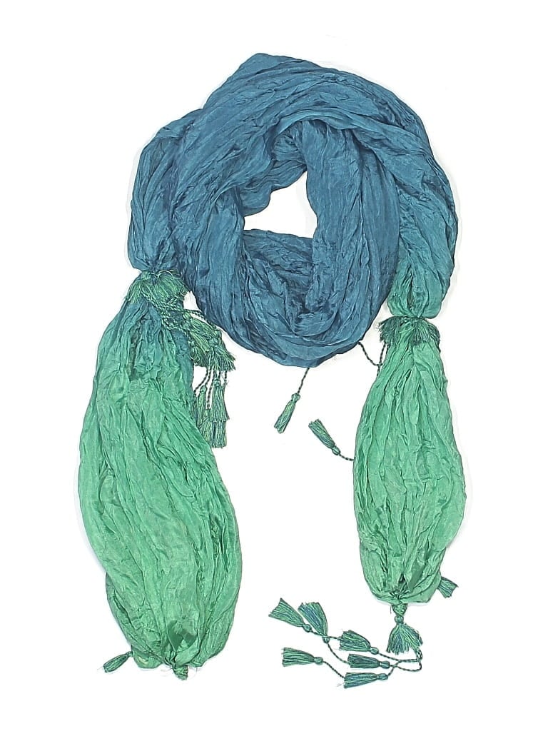 Pre-owned Assorted Brands Scarf In Green