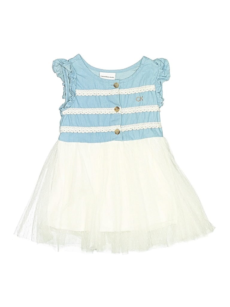 Click to view more detailed imagery on our partner's website Pre-owned Calvin Klein Jeans Est.1978 Kids' Calvin Klein Jeans Dress In Blue