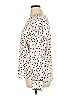 Lark & Ro 100% Polyester Argyle Animal Print Ivory Long Sleeve Blouse Size XL - photo 5